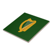 Flagge Leinsters (Irland) Fliese (Seite)