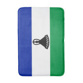 Flagge Lesothos Badematte (Vorderseite Vertikal)
