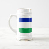 Flagge Lesothos Bierglas (Links)
