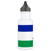 Flagge Lesothos Edelstahlflasche (Links)