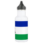 Flagge Lesothos Edelstahlflasche (Rechts)