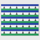 Flagge Lesothos Geschenkpapier (Flach)