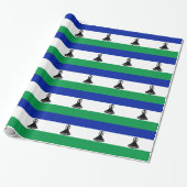 Flagge Lesothos Geschenkpapier (Ungerollt)