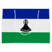 Flagge Lesothos Große Geschenktüte (Vorderseite)