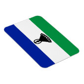 Flagge Lesothos Magnet (Rechte Seite)