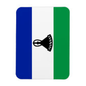Flagge Lesothos Magnet (Vertikal)