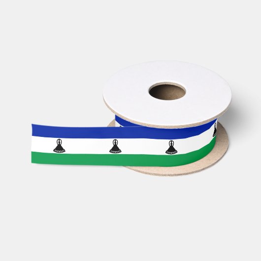 Flagge Lesothos Satinband (Spule)