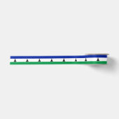 Flagge Lesothos Satinband (Vorderseite)