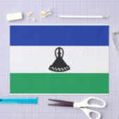 Flagge Lesothos Seidenpapier (Handwerk)