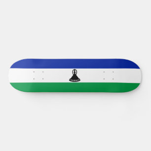 Flagge Lesothos Skateboard