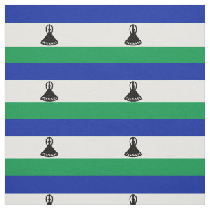 Flagge Lesothos Stoff
