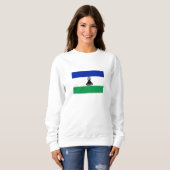 Flagge Lesothos Sweatshirt (Vorne ganz)