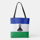 Flagge Lesothos Tasche (Rückseite)