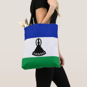 Flagge Lesothos Tasche (Von Nahem)