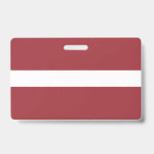 Flagge Lettlands Ausweis (Rückseite)