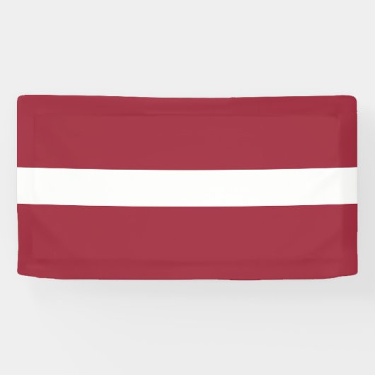 Flagge Lettlands Banner (Horizontal)