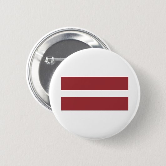 Flagge Lettlands Button (Vorne & Hinten)