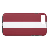 Flagge Lettlands Case-Mate iPhone Hülle (Rückseite (Horizontal))
