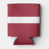 Flagge Lettlands Dosenkühler (Vorderseite)