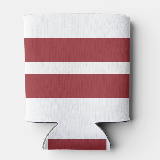 Flagge Lettlands Dosenkühler (Rückseite)