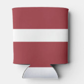 Flagge Lettlands Dosenkühler (Rückseite)
