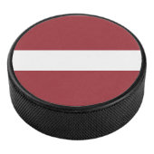 Flagge Lettlands Eishockey Puck (3/4)