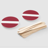 Flagge Lettlands Fächer (Non-assembled)