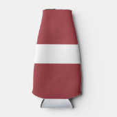 Flagge Lettlands Flaschenkühler (Vorderseite)