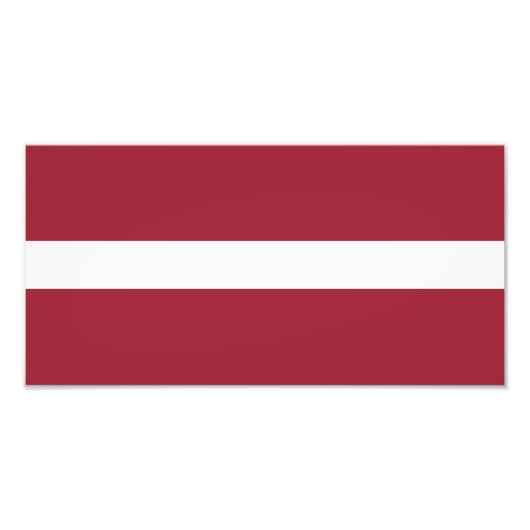 Flagge Lettlands Fotodruck (Vorne)