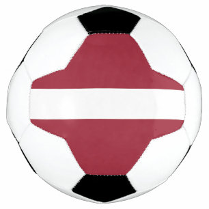 Flagge Lettlands Fußball