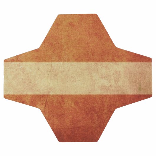 Flagge Lettlands Fußball (Flach)