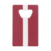 Flagge Lettlands Geldbeutel Flaschenöffner (Vorderseite)