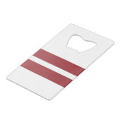 Flagge Lettlands Geldbeutel Flaschenöffner (Rückseite Schrägansicht)