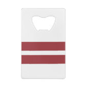 Flagge Lettlands Geldbeutel Flaschenöffner (Rückseite)