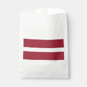 Flagge Lettlands Geschenktütchen (Vorderseite)