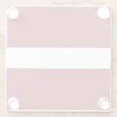 Flagge Lettlands Glasuntersetzer (Rückseite)