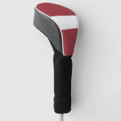 Flagge Lettlands Golf Headcover (angewinkelt)