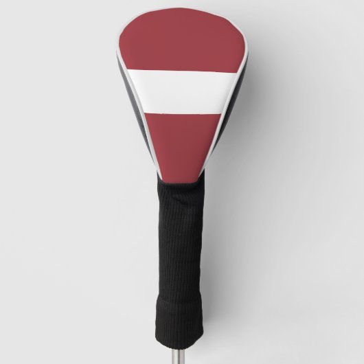 Flagge Lettlands Golf Headcover (Vorderseite)