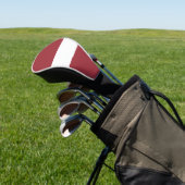 Flagge Lettlands Golf Headcover (In SItu)