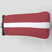 Flagge Lettlands Golf Headcover (Vorderseite)