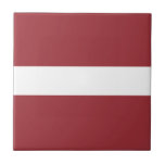 Flagge Lettlands Keramik Tile Fliese<br><div class="desc">Flagge Lettlands Keramik Tile</div>