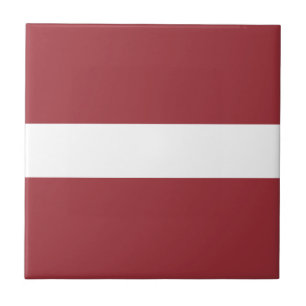 Flagge Lettlands Keramik Tile Fliese