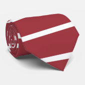 Flagge Lettlands Krawatte (Gerollt)