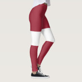 Flagge Lettlands Leggings (Rechts)