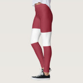 Flagge Lettlands Leggings (Links)