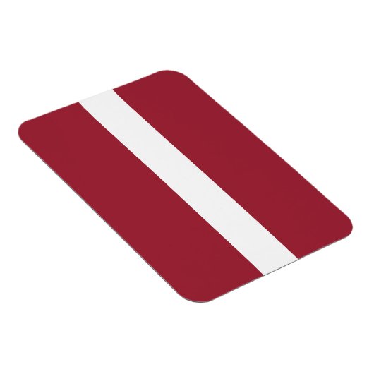 Flagge Lettlands Magnet (Rechte Seite)