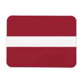 Flagge Lettlands Magnet (Horizontal)