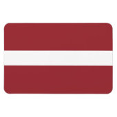 Flagge Lettlands Magnet (Horizontal)
