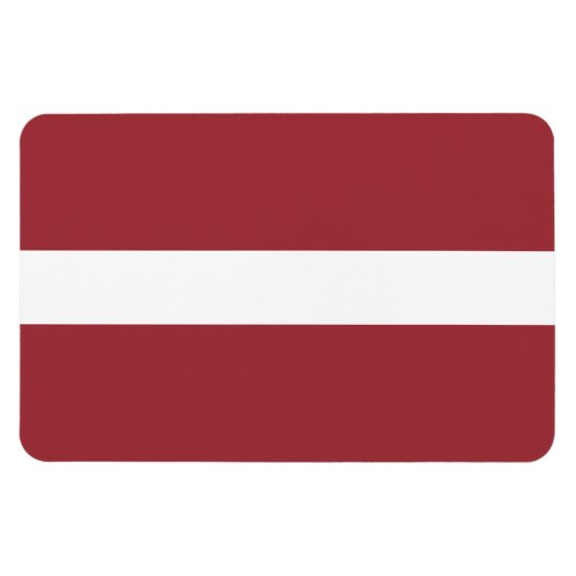 Flagge Lettlands Magnet (Horizontal)
