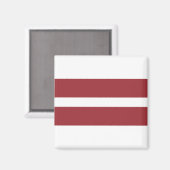 Flagge Lettlands Magnet (Vorderseite/Rückseite)